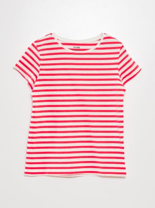 Camiseta marinera estampada
