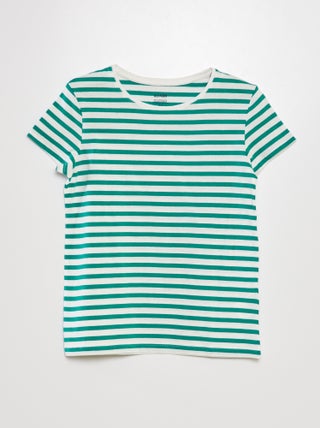 Camiseta marinera estampada