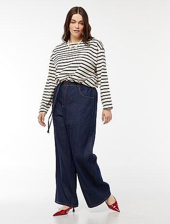 Camiseta marinera oversize