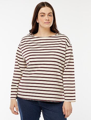 Camiseta marinera oversize