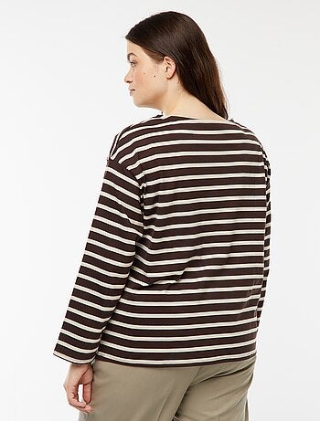 Camiseta marinera oversize