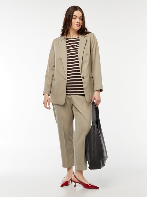 Camiseta marinera oversize - Kiabi