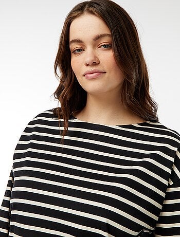 Camiseta marinera oversize