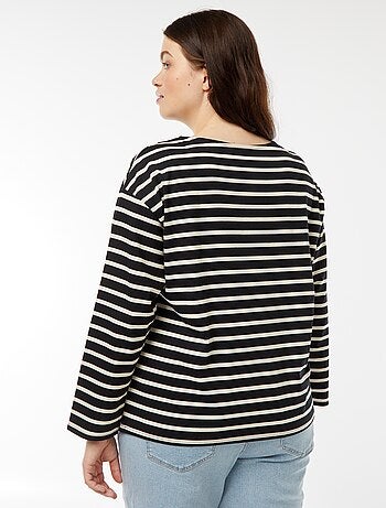 Camiseta marinera oversize