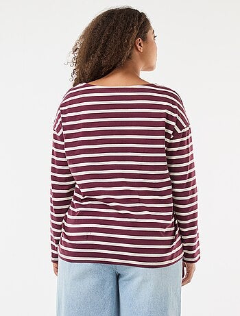 Camiseta marinera oversize