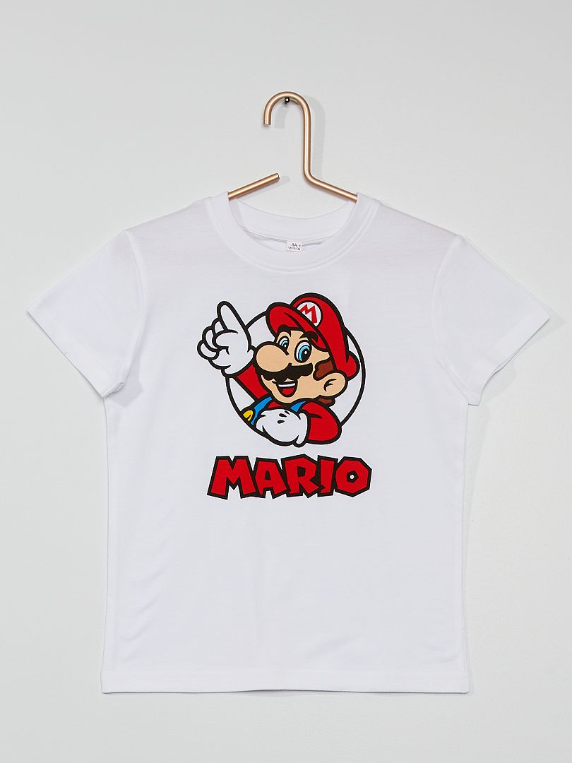 Camiseta 'Mario' blanco - Kiabi