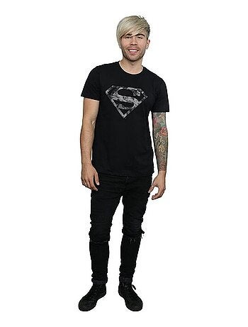 Camiseta mármol de algodón para hombre - superman
