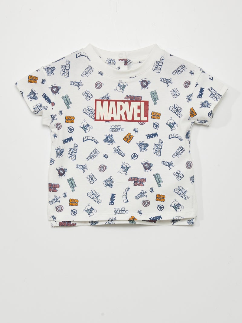 Camiseta 'Marvel' BLANCO - Kiabi