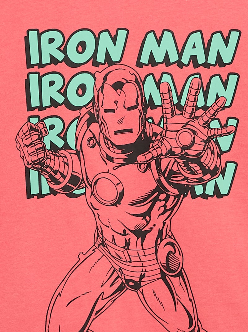 Camiseta 'Marvel' de manga corta Rojo - Kiabi