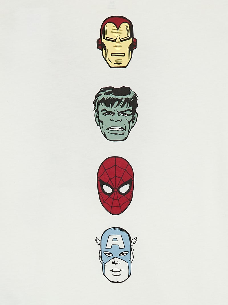 Camiseta 'Marvel' de manga larga Blanco - Kiabi