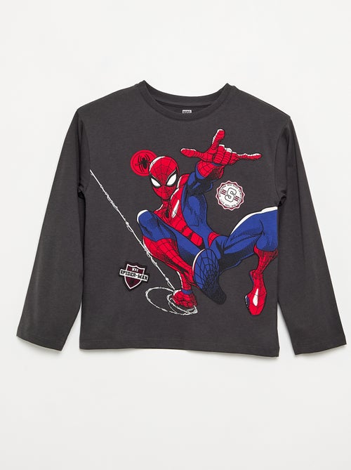 Camiseta 'Marvel' 'Spider-man' de manga larga - Kiabi