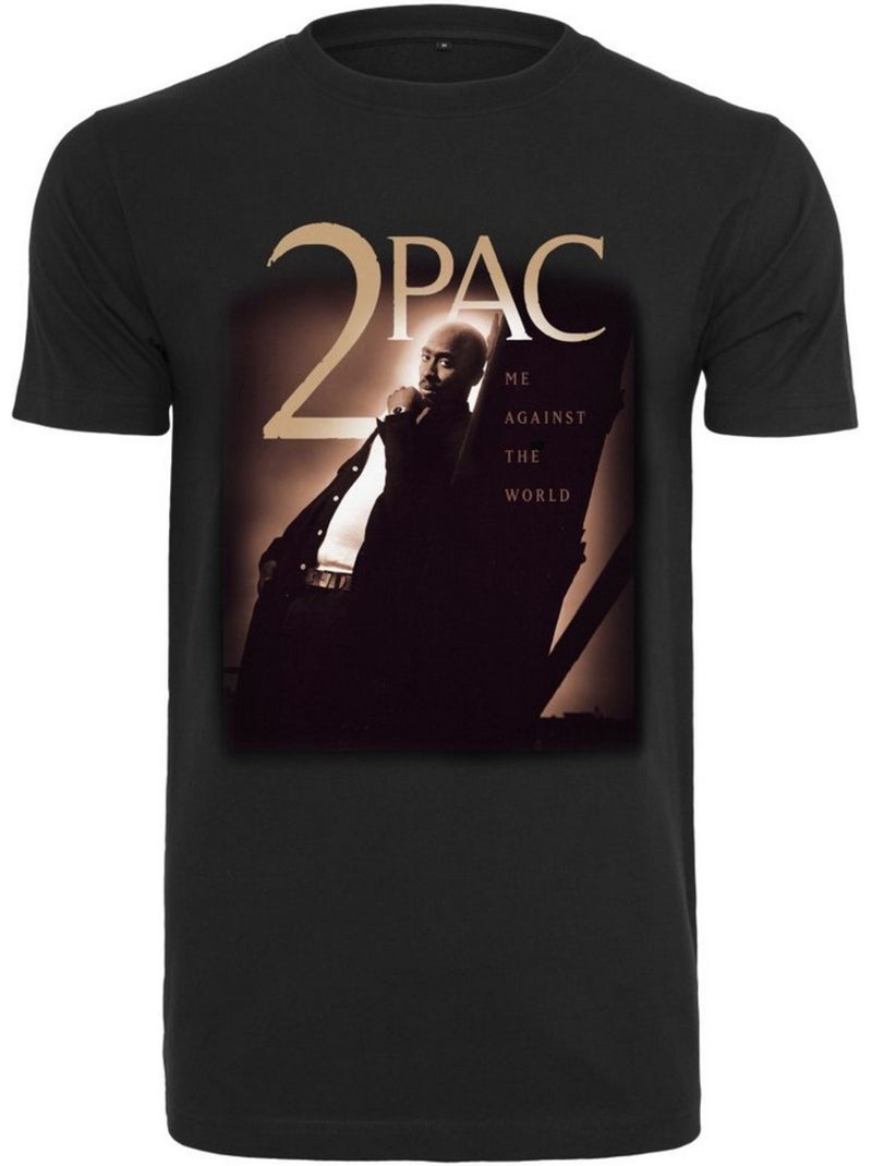 Camiseta me against the world cover diseño tupac shakur para hombre - mister tee Negro - Kiabi