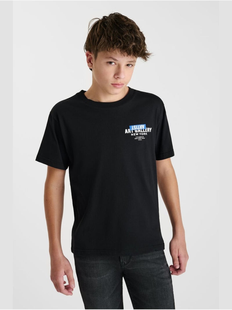 Camiseta MEDEBO Negro - Kiabi