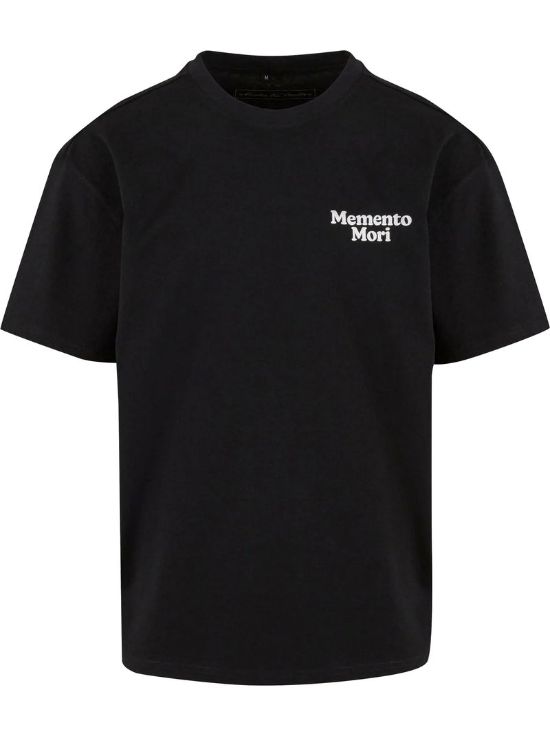 Camiseta memento mori para hombre - mister tee Negro - Kiabi