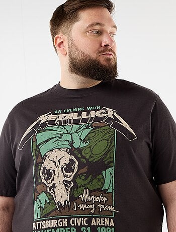 Camiseta Metallica de manga corta