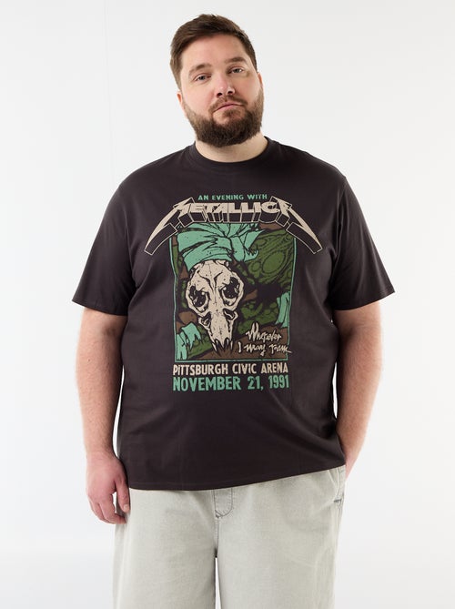 Camiseta Metallica de manga corta - Kiabi