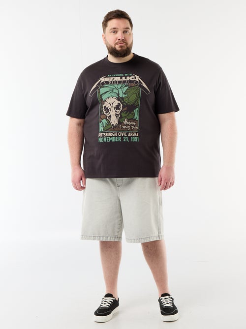 Camiseta Metallica de manga corta - Kiabi