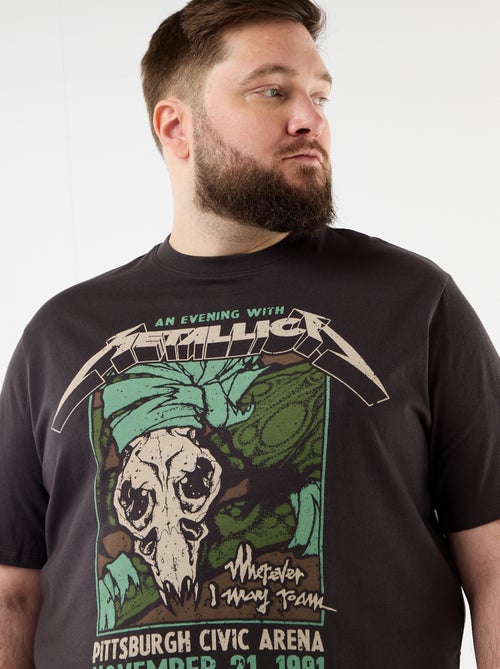 Camiseta Metallica de manga corta - Kiabi