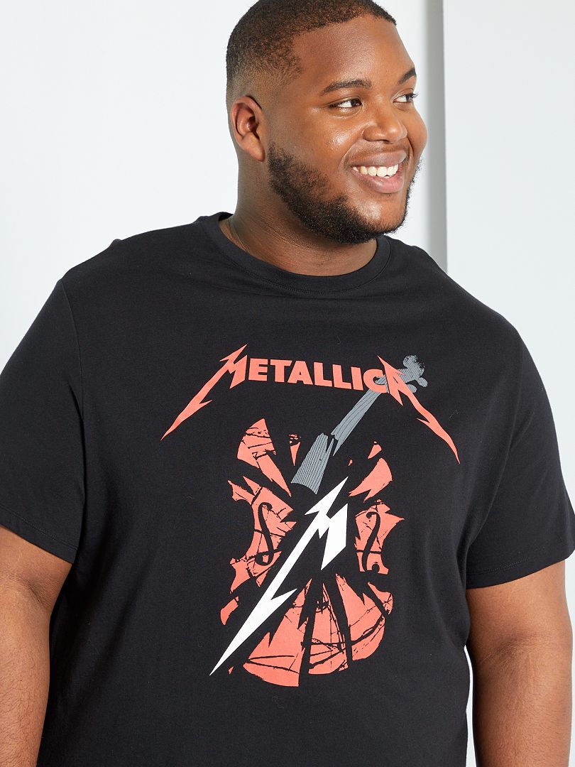 Camiseta 'Metallica' Negro - Kiabi