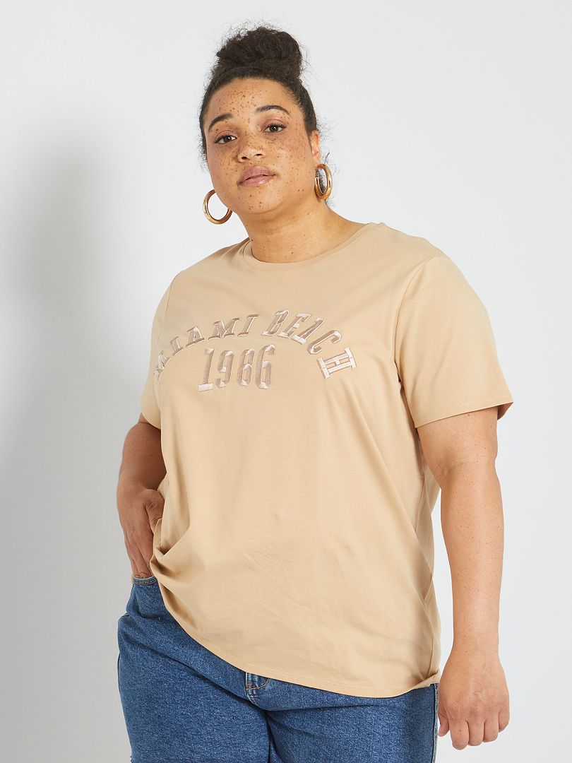 Camiseta 'Miami' BEIGE - Kiabi