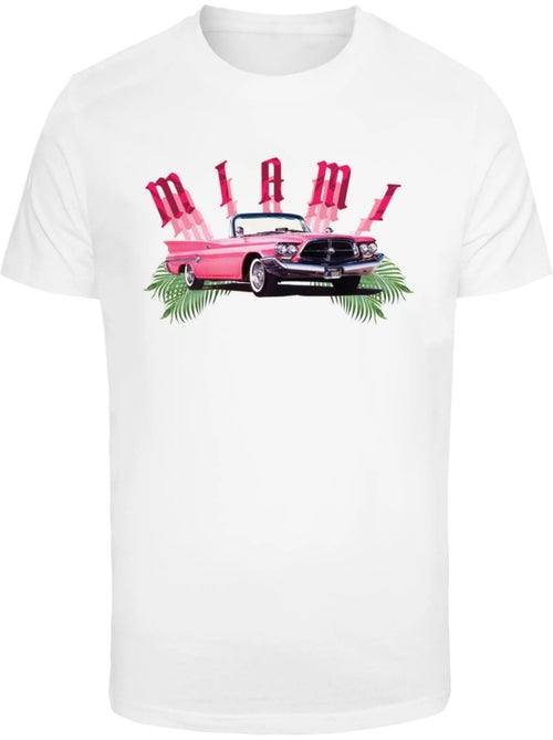 Camiseta miami diseño coche para hombre - mister tee - Kiabi