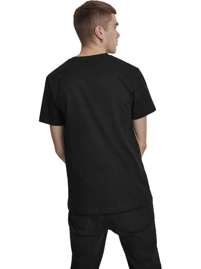 Camiseta miami diseño palmera de playa para hombre - mister tee Negro - Kiabi