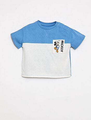Camiseta 'Mickey' con bolsillo en el pecho 'Disney'