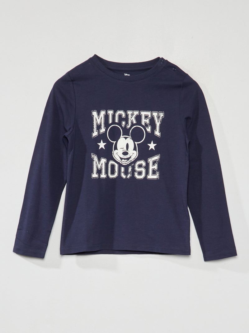 Camiseta 'Mickey' de manga larga - So Easy BLANCO - Kiabi