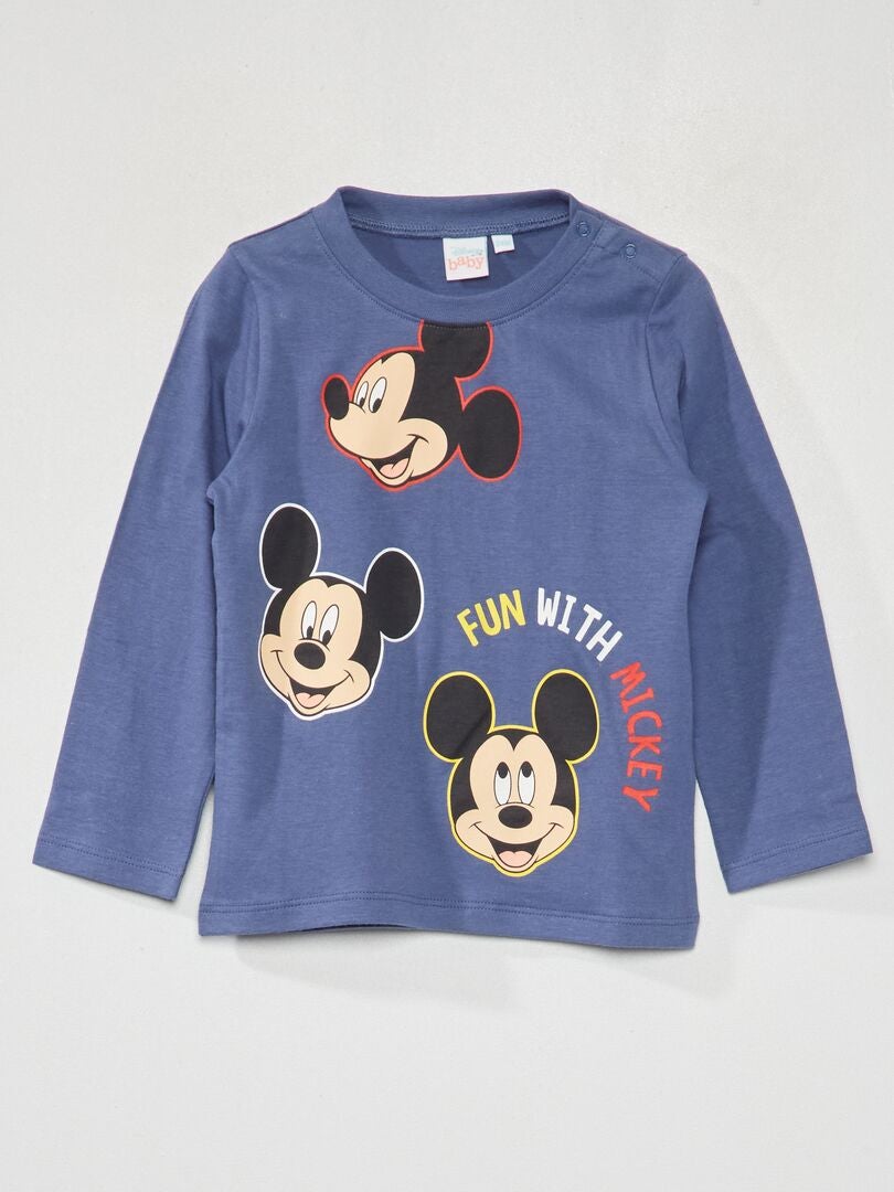 Camiseta 'Mickey' 'Disney' azul - Kiabi