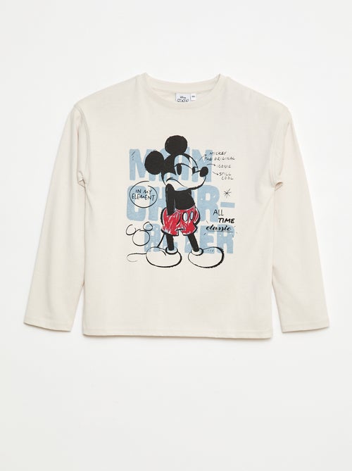 Camiseta 'Mickey' 'Disney' de manga larga - Kiabi