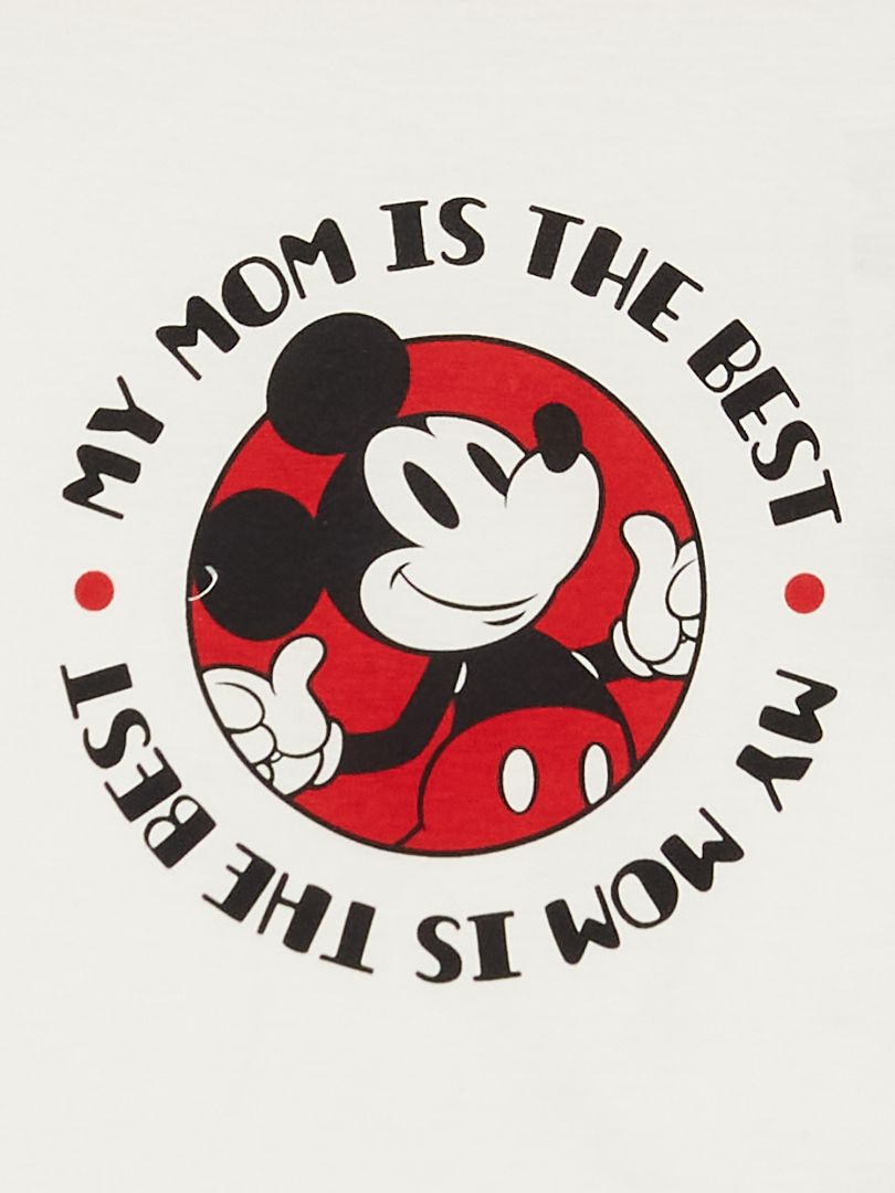 Camiseta 'Mickey' especial Día de la Madre BLANCO - Kiabi