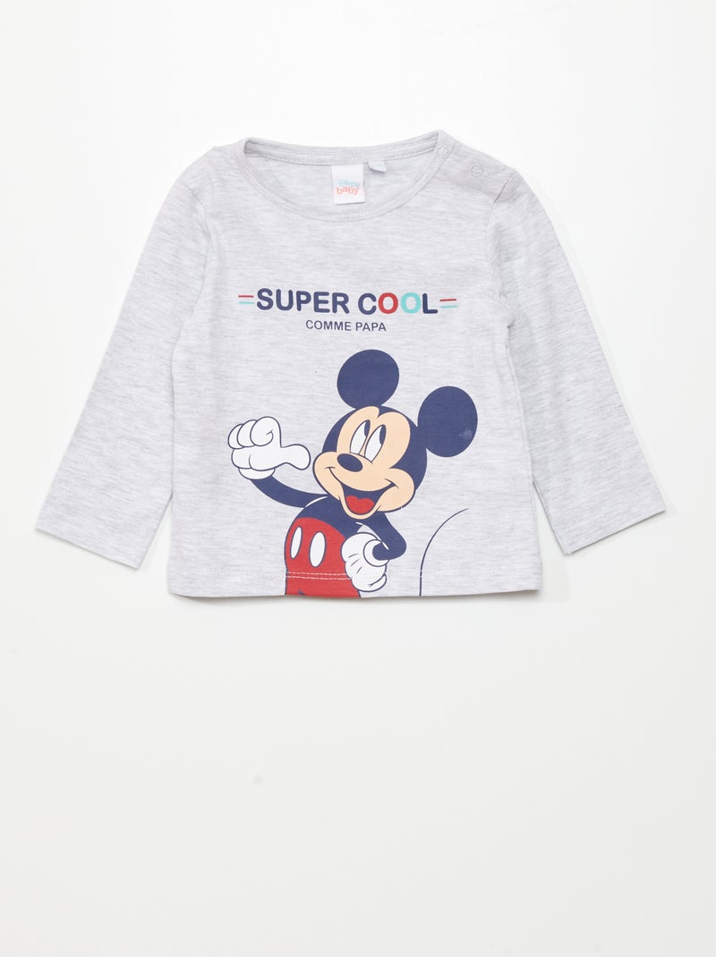 Camiseta 'Mickey' GRIS - Kiabi
