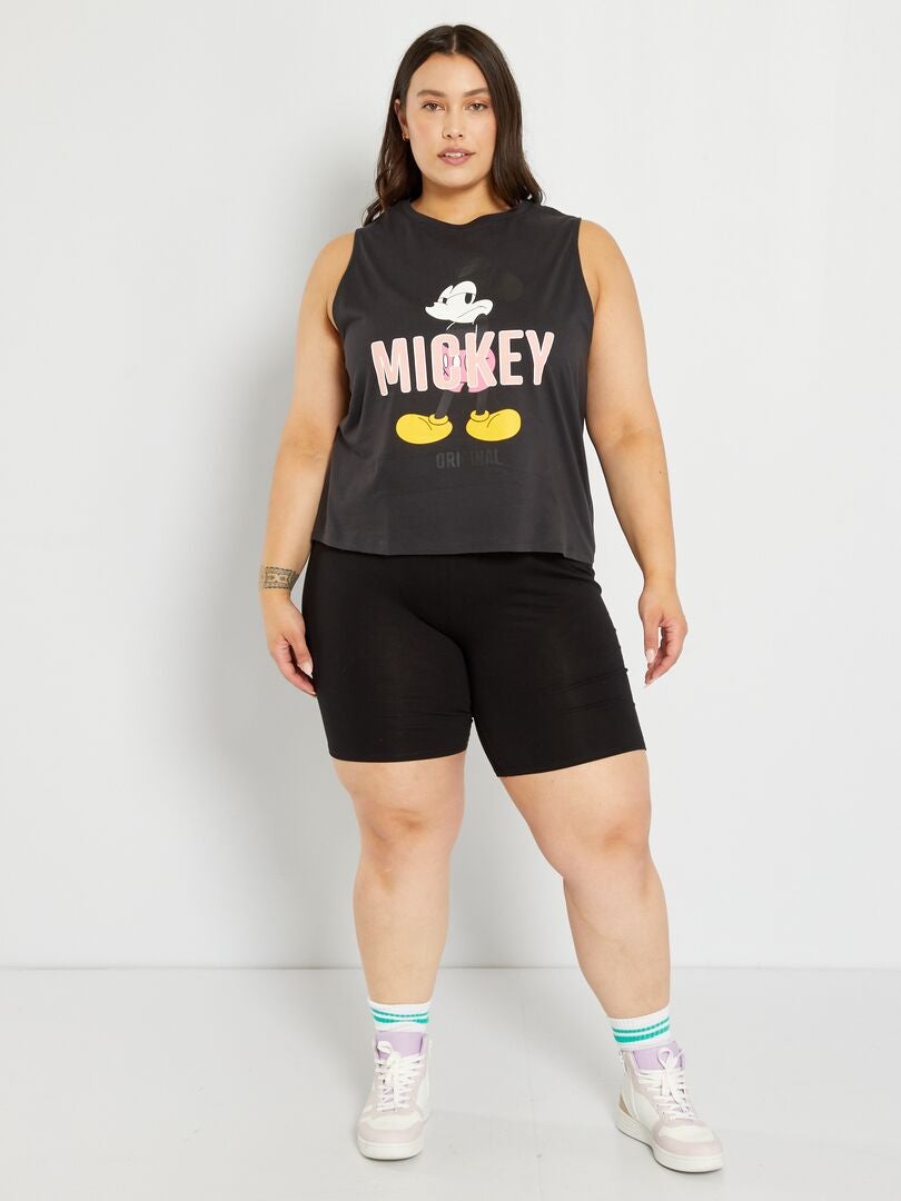 Camiseta 'Mickey' sin mangas NEGRO - Kiabi