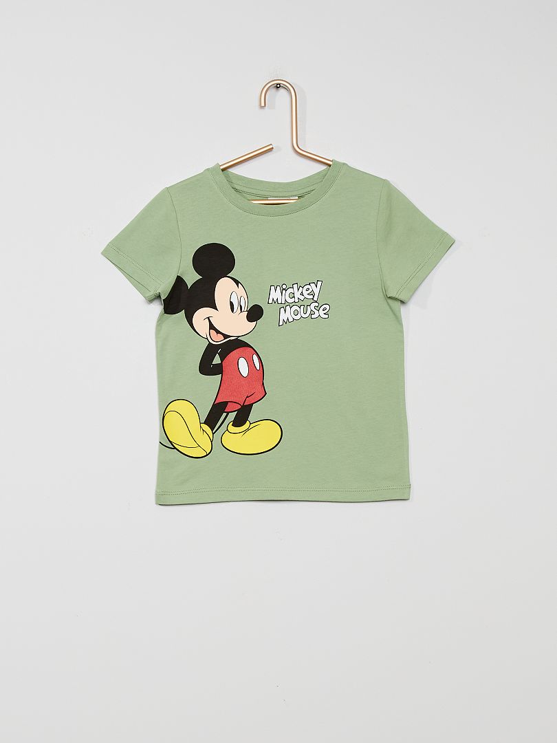 Camiseta 'Mickey' verde - Kiabi