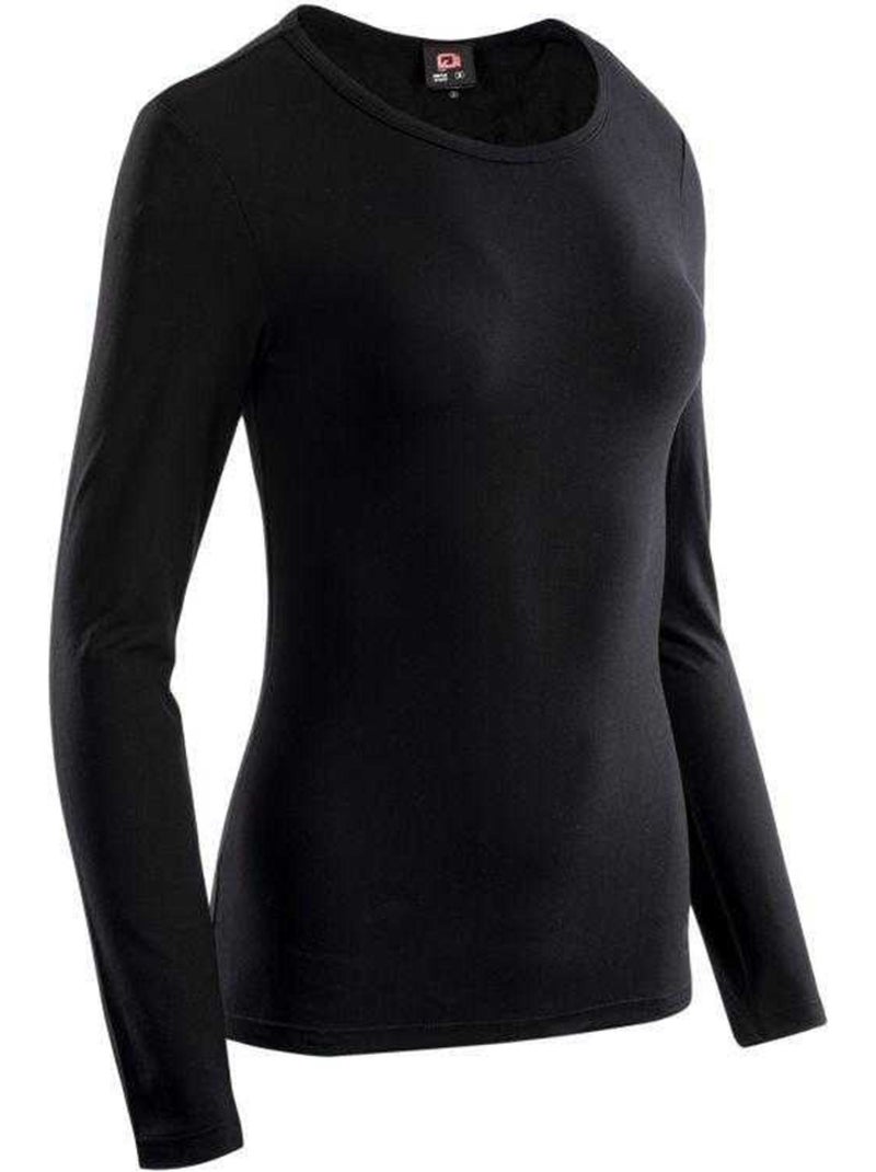 Camiseta milky de manga larga para mujer - iq Negro - Kiabi