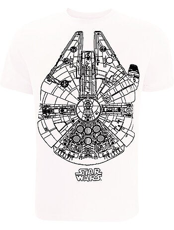 Camiseta millennium falcon para hombre - star wars