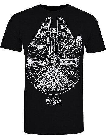 Camiseta millennium falcon para hombre - star wars