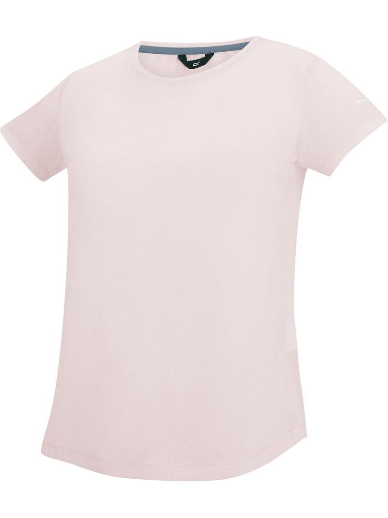 Camiseta mindo de manga corta para mujer - regatta Rosa pálido - Kiabi