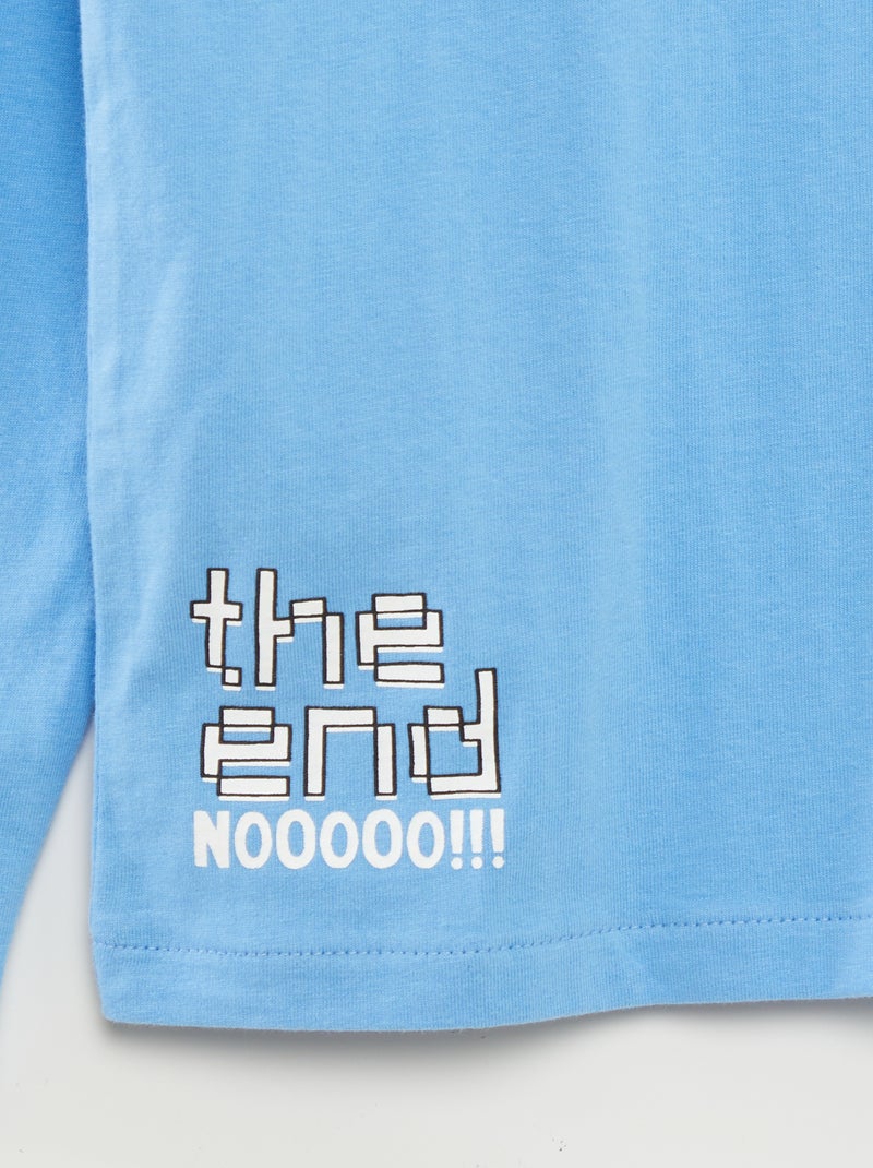 Camiseta 'Minecraft' AZUL - Kiabi