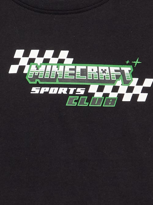 Camiseta 'Minecraft' con estampados y mangas a contraste - Kiabi Camiseta 'Minecraft' con estampados y mangas a contraste - Kiabi
