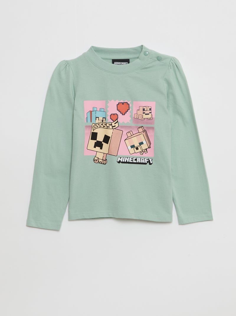 Camiseta 'Minecraft' de manga corta - So Easy Verde - Kiabi