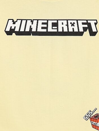 Camiseta 'Minecraft' de manga corta