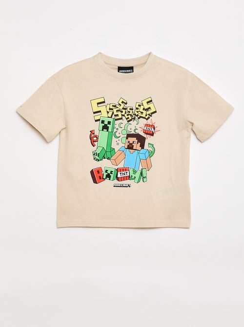 Camiseta 'Minecraft' de manga corta - Kiabi