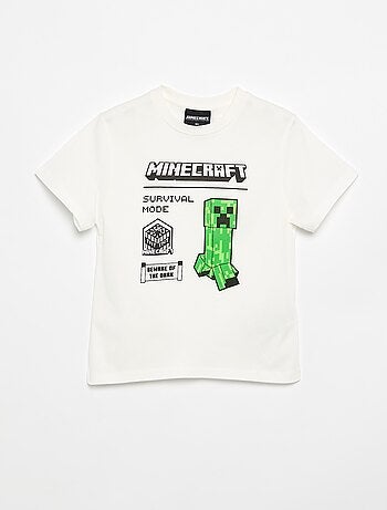 Camiseta 'Minecraft' de manga corta