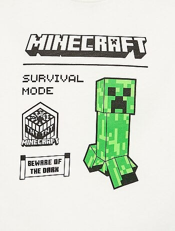Camiseta 'Minecraft' de manga corta