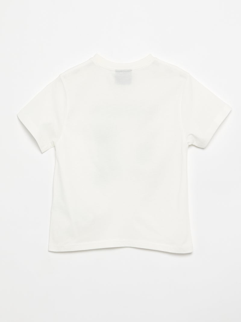 Camiseta 'Minecraft' de manga corta Blanco - Kiabi