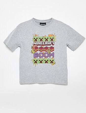 Camiseta 'Minecraft' de manga corta