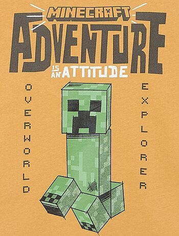 Camiseta 'Minecraft' de manga corta