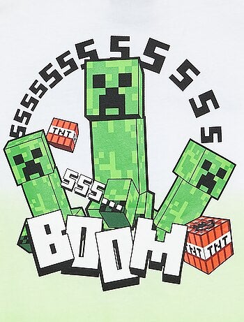 Camiseta 'Minecraft' de manga corta