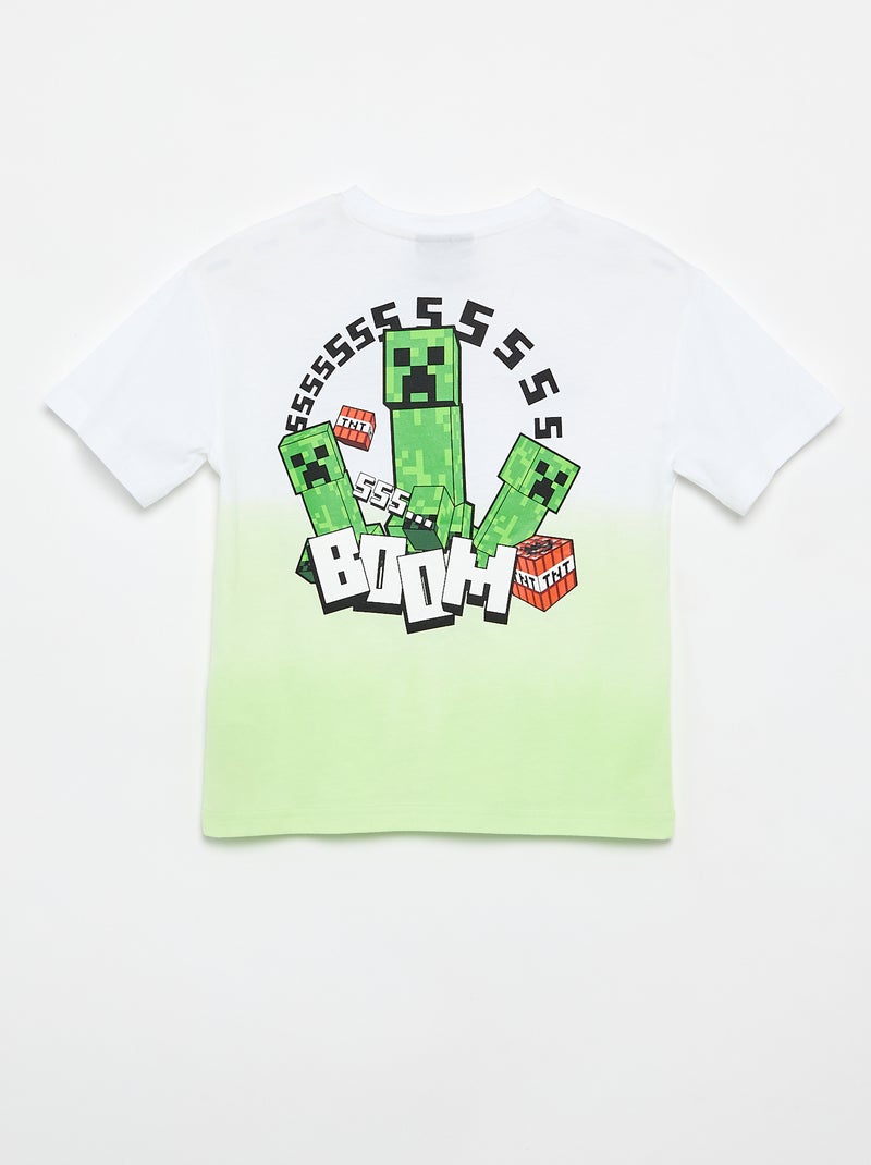 Camiseta 'Minecraft' de manga corta Verde - Kiabi